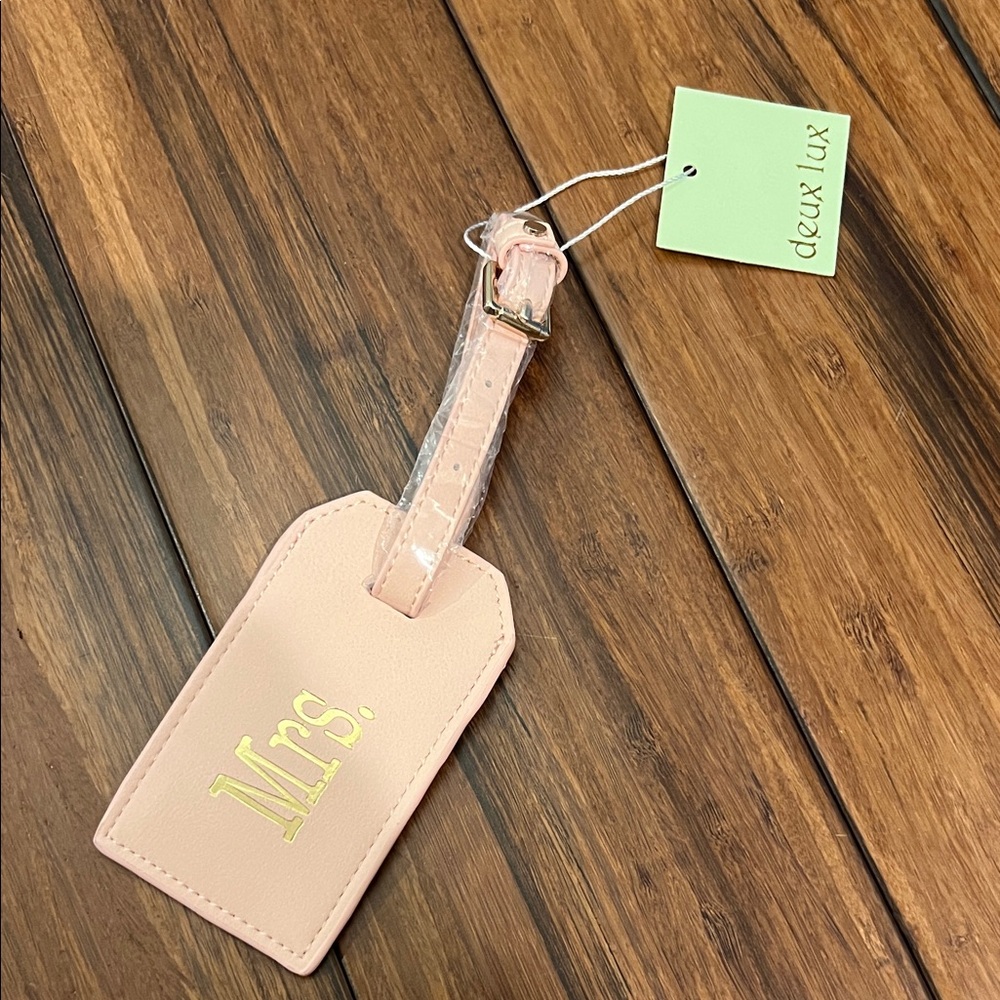 Deux Lux Blush Pink Travel Tag